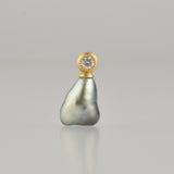 dots south sea pearl diamond pendant top DT07-B-014