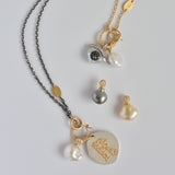 dots south sea pearl diamond pendant top DT07-B-004