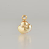 dots south sea pearl diamond pendant top DT07-G-015