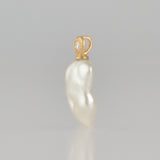 dots south sea pearl diamond pendant top DT07-W-008