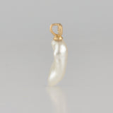 dots south sea pearl diamond pendant top DT07-W-008