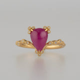 spread ruby diamond ring