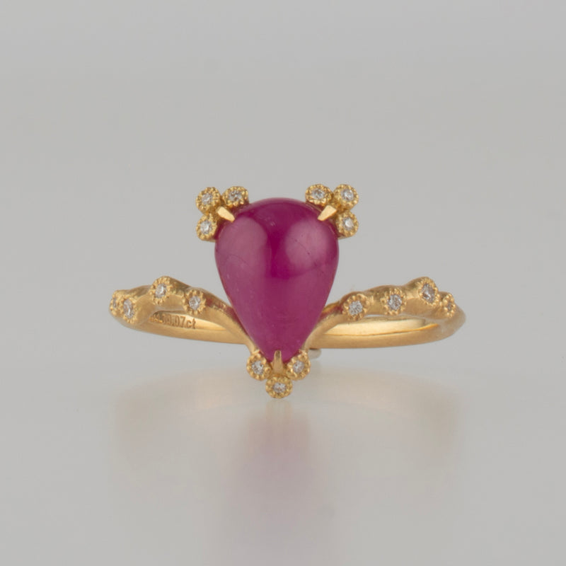 spread ruby diamond ring