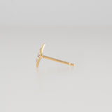 grace ruby stud earrings