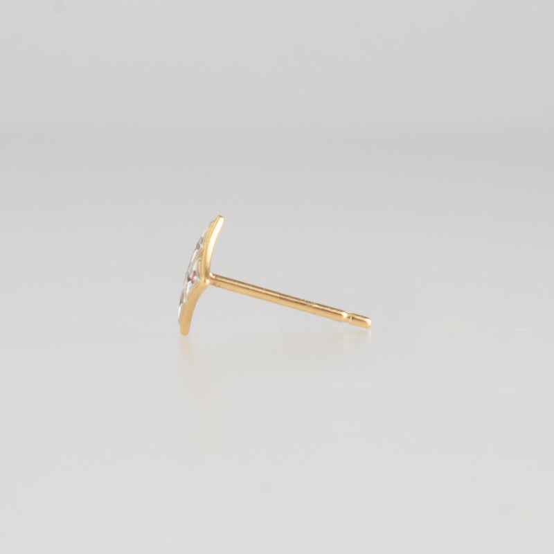 grace ruby stud earrings