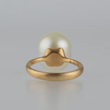 south sea pearl diamond ring