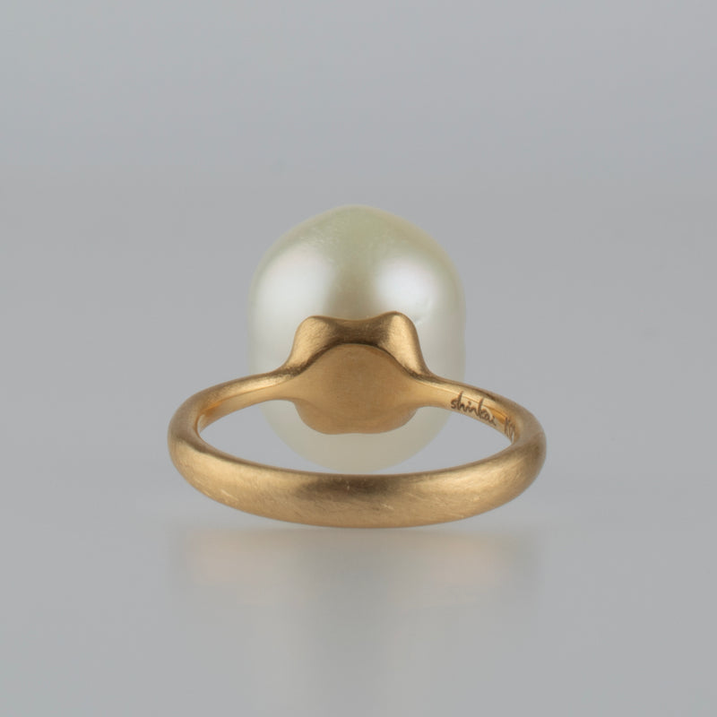 south sea pearl diamond ring