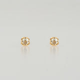 enfold diamond stud earring