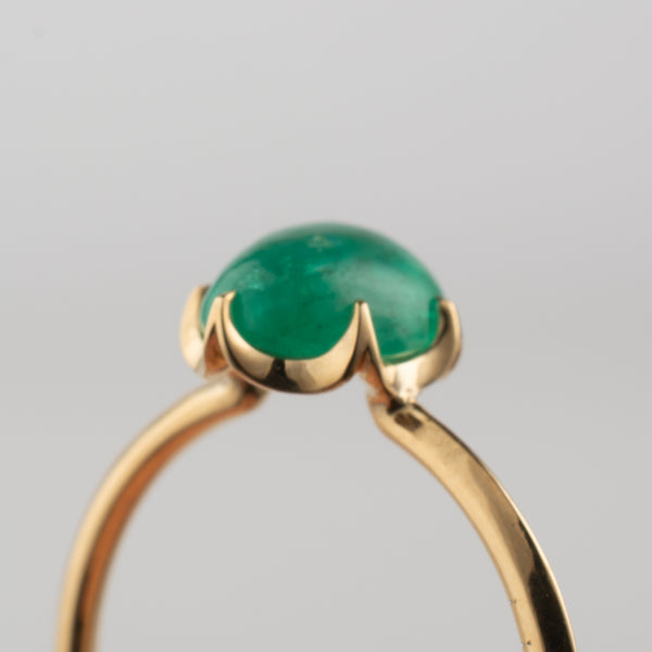 ripple emerald ring