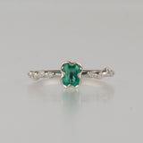 enfold emerald diamond ring