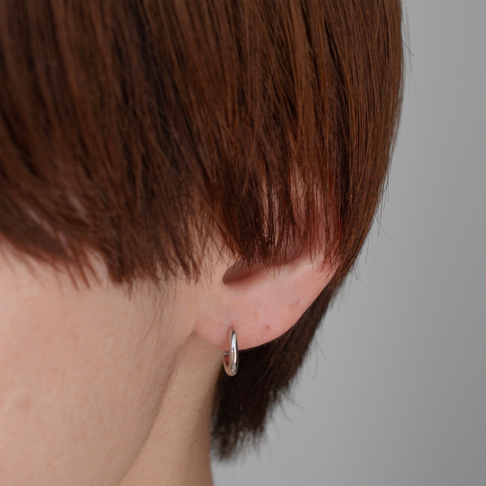hoop pierce(mirror finish) HP-001-WG – shinkai jewelry