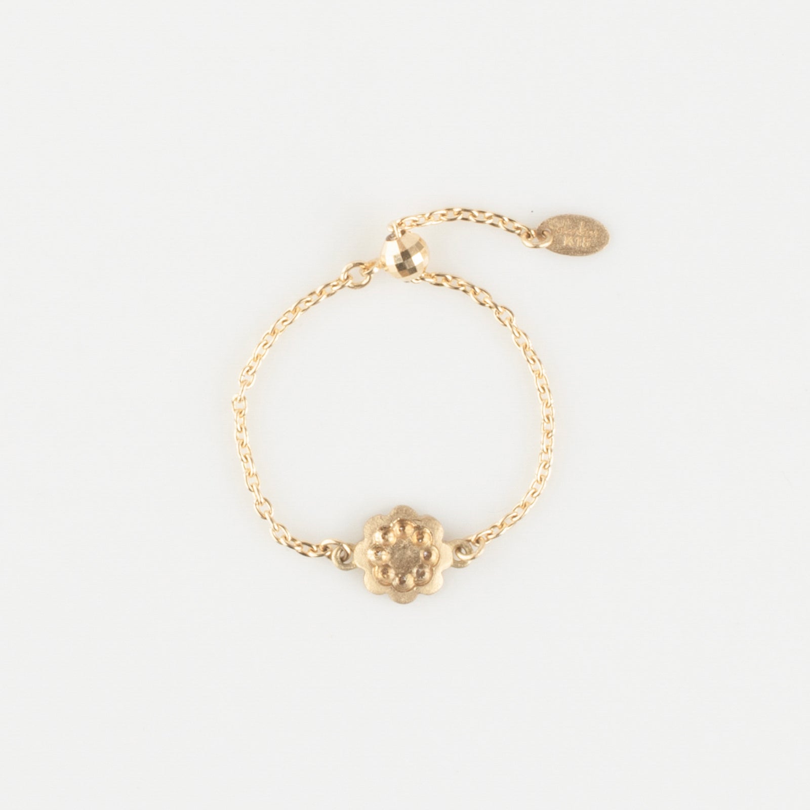 anemone diamond chain ring – shinkai jewelry