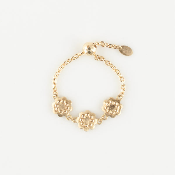 anemone diamond chain ring