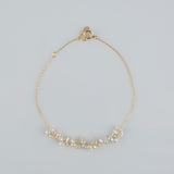 sazare akoya pearl chain bracelet