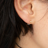 enfold diamond stud earring