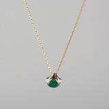 enfold emerald necklace