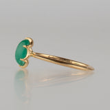 ripple emerald ring