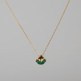 enfold emerald necklace