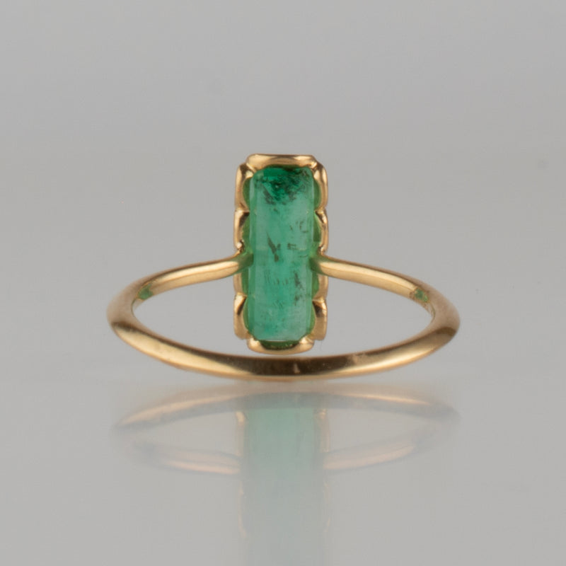 ripple emerald ring