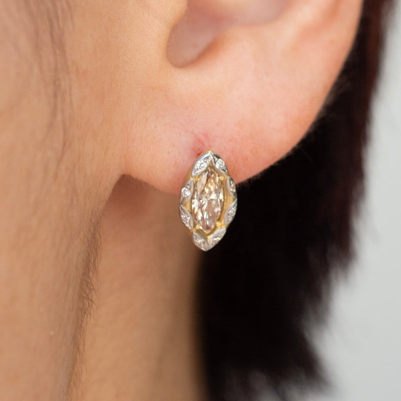 grace diamond stud earring