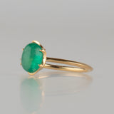 ripple emerald ring