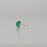 enfold emerald stud earring