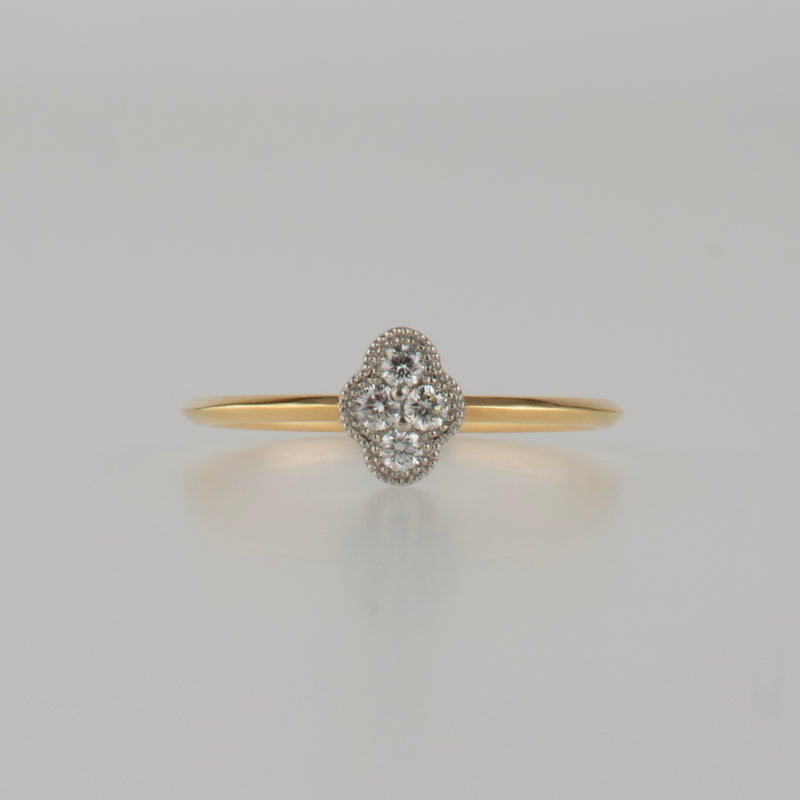 bloom diamond ring PT YG