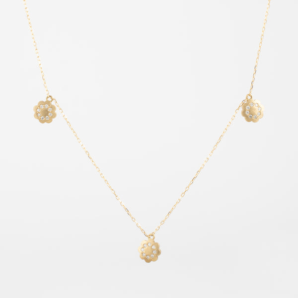 anemone daimond necklace