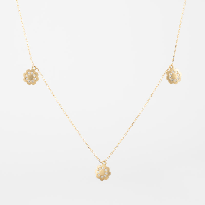 anemone daimond necklace