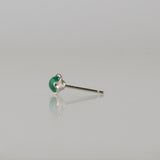 enfold emerald stud earring