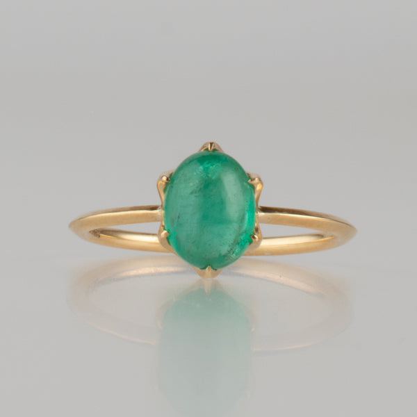 ripple emerald ring