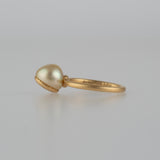 collet south sea pearl ring