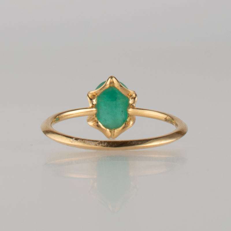 ripple emerald ring