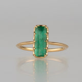 ripple emerald ring