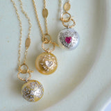 clavo south sea pearl ruby pendant top T2607-003