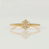 fleur diamond ring