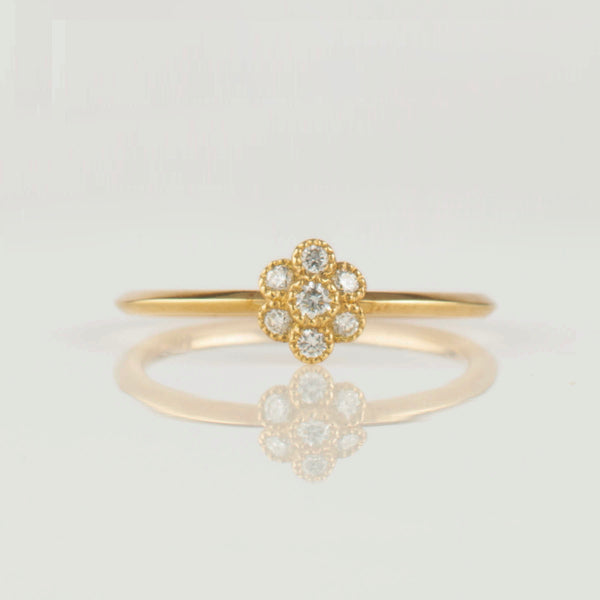 fleur diamond ring