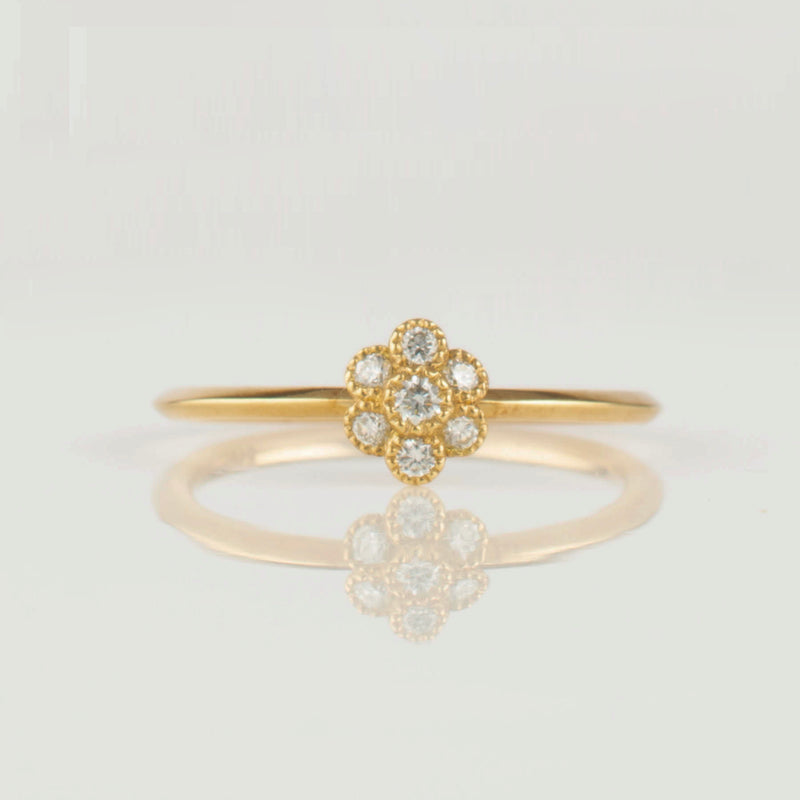 fleur diamond ring