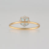 lucent aquamarine  ring  LC00-AQU