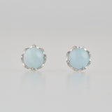 lucent aquamarine earrings  LC01-AQU-001