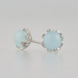 lucent aquamarine earrings  LC01-AQU-001