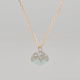 lucent aquamarine necklace LC05-AQU