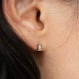 enfold diamond stud earring