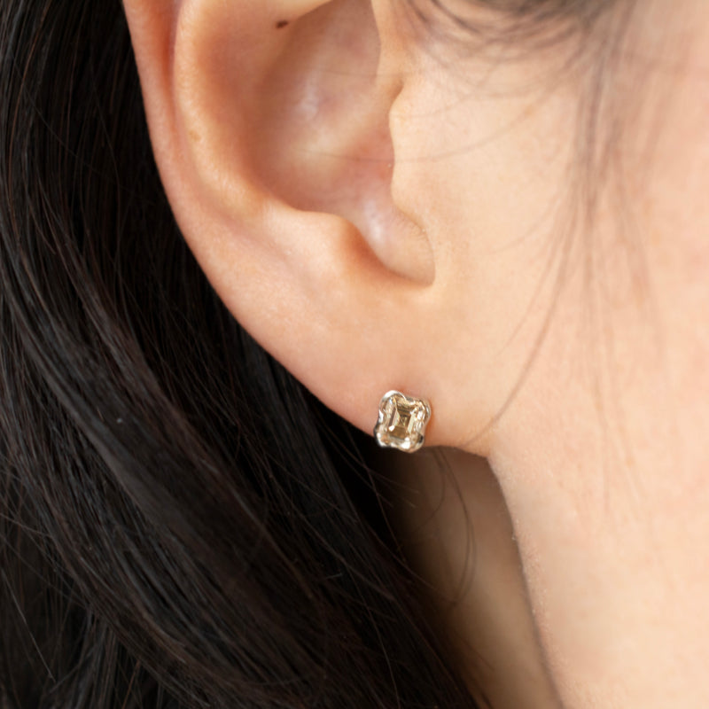 enfold diamond stud earring