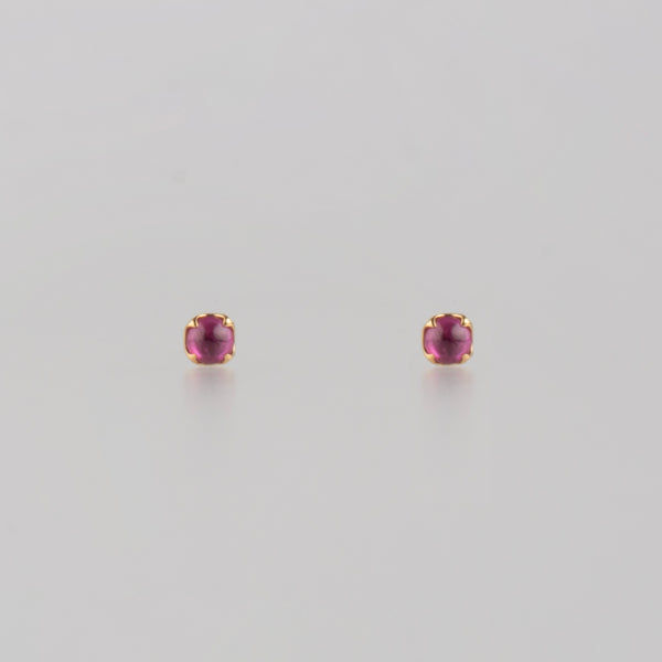 enfold ruby stud earrings