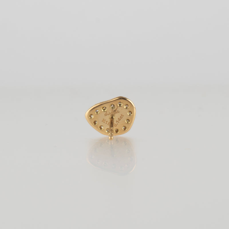 pebble diamond stud earrings　P2503-012