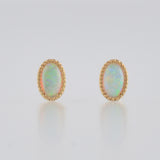 opal stud earrings　P2509-011