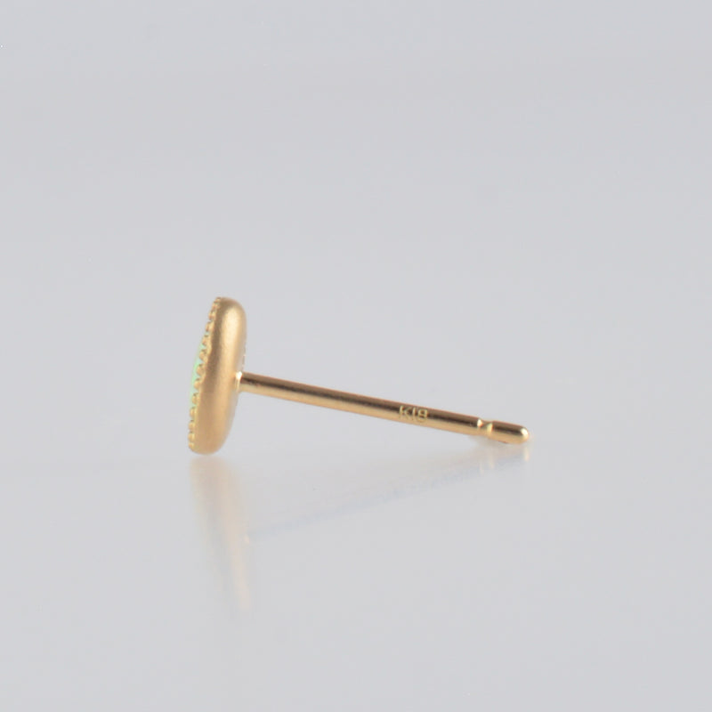opal stud earrings　P2509-011