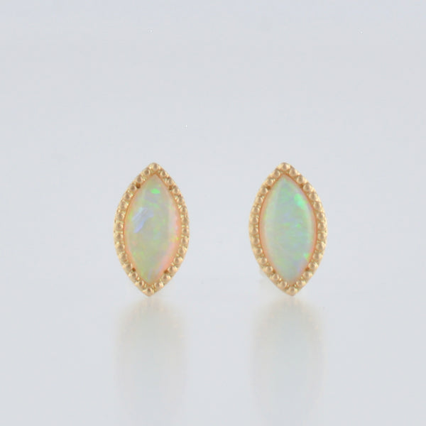 opal stud earrings　P2509-012