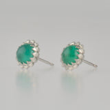 spire emerald earrings　P2604-017
